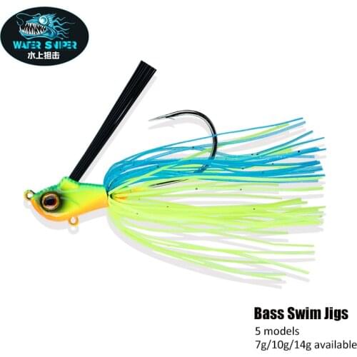 Water Sniper 7g 10g 14g Flipping Jig Casting Jigs With OWNER Fishhook Lure Fishing Tackles Trailer Keeper Bass Artificial Baits
