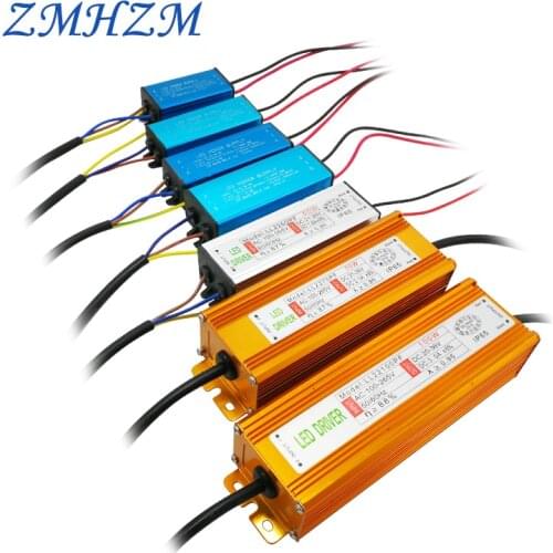 ZHMZH 50W 100W High Power Constant Current LED Driver Waterproof Power Supply AC110-265V Input For Floodlight DC20-40V Output
