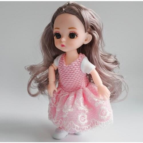 13 Moveable Jointed 16cm 1/12 BJD Dolls Toys BJD Baby Doll Naked Nude Women Body Fashion Dolls Toys for Girls Gift Normal Skin