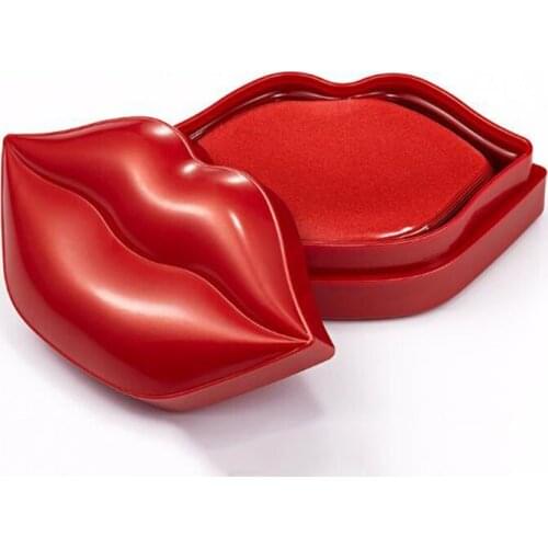 20pc/box Rose Hydrating Moisturizing Lip Mask Anti-drying Refine and Repair Lip Wrinkles Lip Mask Lightening Lip Lines Lip Care