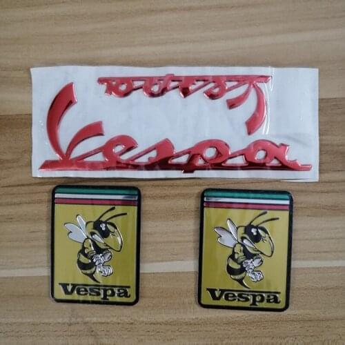 3D Motorcycle Decal Flag Bee Stickers Case for PIAGGIO VESPA GTS150 GTS 250 GTS300 GTS GTV 150 125 250 300 300ie