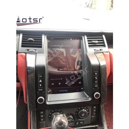 Tesla Style Android Car Radio GPS Navigation For Land Rover Range Rover Sport 2006 2007 2008 Auto Stereo Multimedia Head Unit 4K