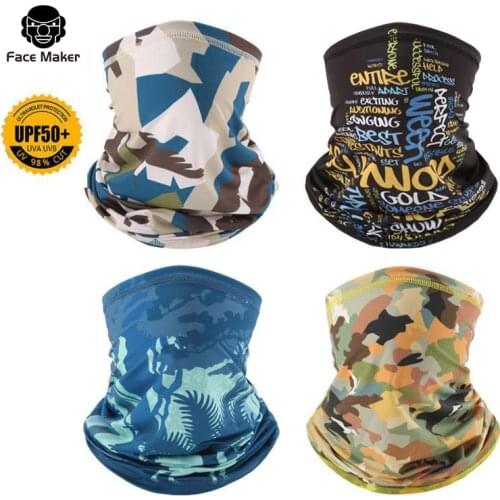 Printed Bandana Face Cover Half Mask Neck Warmer Gaiter Snowboard Ski Cycling Sport Running Hiking Tube Scarf Women Men
