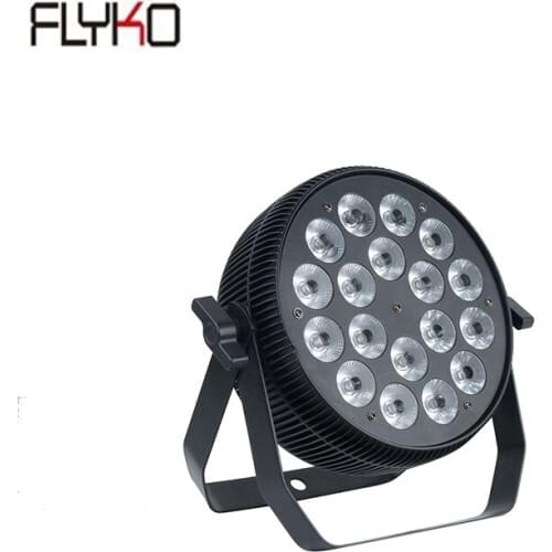 Free shipping super thin mode 18*10W 4 in 1 RGBW LED par Light