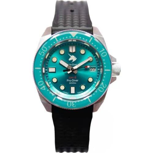 PROXIMA Mens Diver Watches,Automatic Mechanical Men Watch 300m Waterproof Sport Wristwatch NH35 Sapphire 7000 Aluminium Alloy