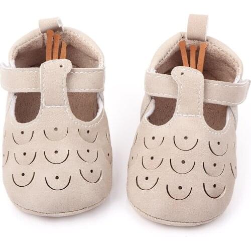 Aby Shoes Newborn Infant Boy Girl Classical PU Soft Anti-slip Toddler Crib Crawl Shoes Moccasins