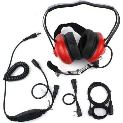 Two Way Radio Noise Cancelling Headset For BaoFeng UV-5R UV-5RA UV-5RB GT-3 UV-82 BF-888S Walkie Talkie Accessories