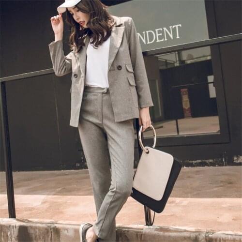 Haoduoyi Women's Office Trouser Suits