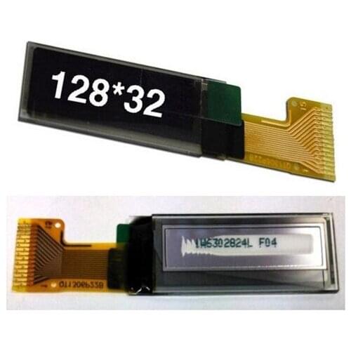 0.91 inch 15PIN SPI White COG OLED Screen SSD1306 Drive IC 128*32