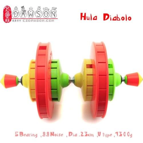 Chinese YOYO Kongzhu Diabolo 23cm 5 Bearing 88 Noice 1300g 5m String
