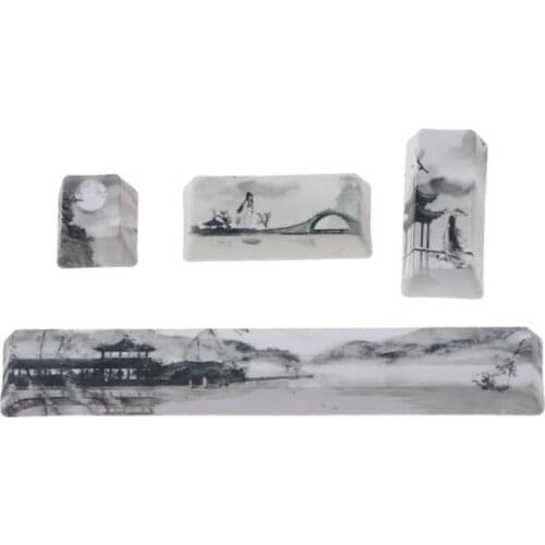 LX9B SpaceBar Keycap PBT Five Sides Dye-Subbed Spacebar 6.25U Cherry Profile Space Bar Keycap for DIY Mechanical Keyboard