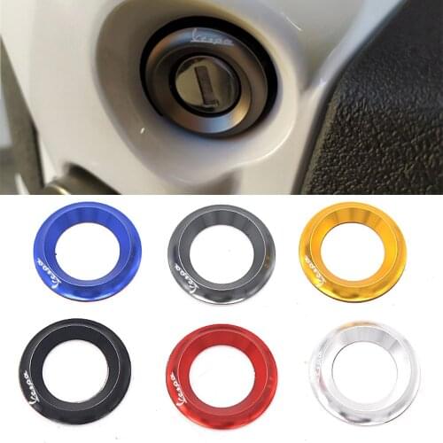 Motorcycle Ignition Switch Covers Decorative Caps for Piaggio Vespa LX S ET4 GTS GTV 50 125 150 250 300 300ie Protector
