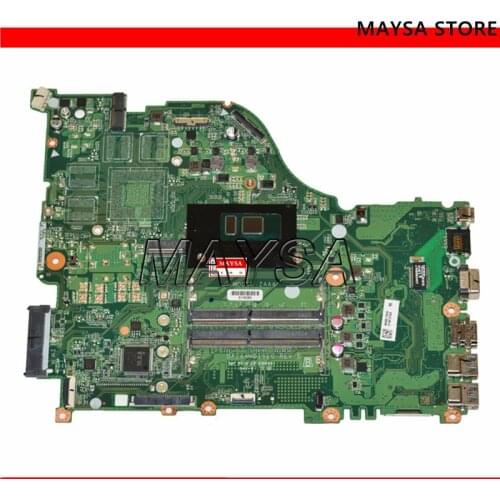 Laptop Motherboard For Acer Aspire E5-575 F5-573 DAZAAMB16E0 REV:E DDR4 With i5-7200U CPU