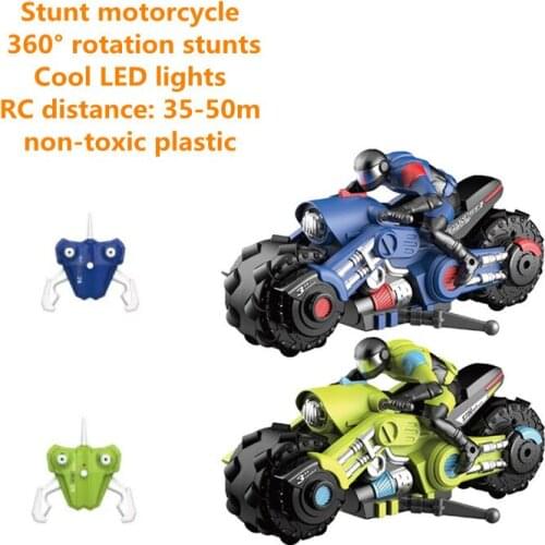 New Remote Control Motorcycle 2.4Ghz 1:10 High Speed Motorbike 360 Degree Rotation Drift Car 20mins Drift Cars RTR