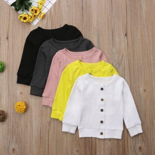 Solid New arrival Spring Autumn Children Kids girls hoodies Baby Boys girls Soft Warm Cotton Jackets Coats kids girls sweatshirt