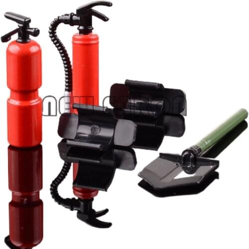 Fire Extinguisher + Shovel 2pcs 1:10 AX-20008B For 1/10 Rock Crawler Rc Car SCX10 TRX-4 TRX4 NEW ENRON