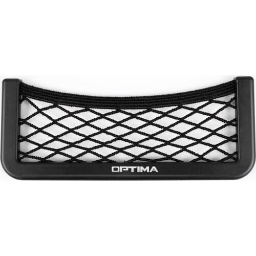 1pcs Car Seat Side Back Storage Net Bag Phone Holder Pocket Organizer for KIA Optima Car Accessories