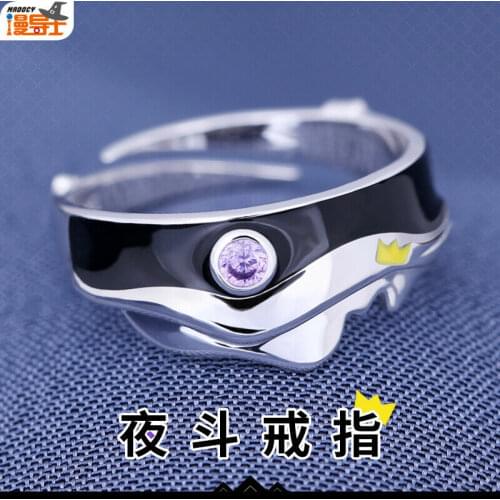 Anime Noragami Yato Finger Pendant Adjustable Ring Fashion 925 Sterling Silver Rings Cosplay Props Jewelry Daily Cos Gift