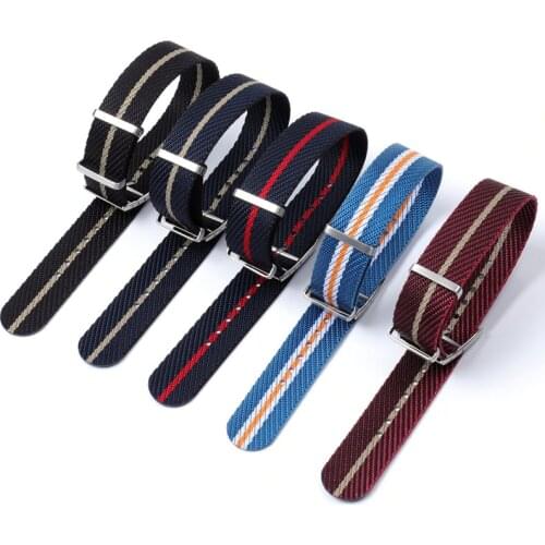 Nato Strap Premium Seatbelt Watchband 20mm 22m Military Sports Wristband Replacement for Tudor Watch Accessories