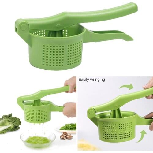 Salad Spinner Hand Pressing Fruit Vegetables Dehydrator Water Remover Green