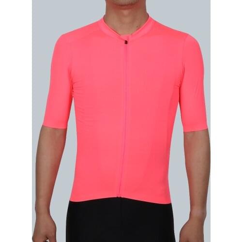 SPEXCEL 2018 NEW Fluorescence Pink PRO TEAM AERO 2 Cycling jersey short sleeve Men women Newest technology fabric Best Quality