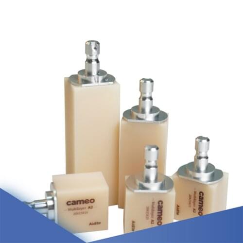 Dental Multilayer PMMA Block For CAD/CAM System Wieland/Amann/Zirkon/Sirona VITA16 color/BL