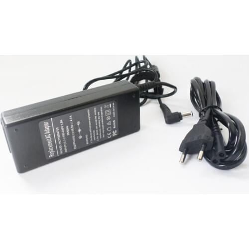 92W AC Adapter Charger for Sony Vaio VGN-N365E/B VGN-N38E/W VGN-NS135E/S PCGA-AC19V10 PCGA-AC19V11 19.5v 4.7A Power Supply Cord