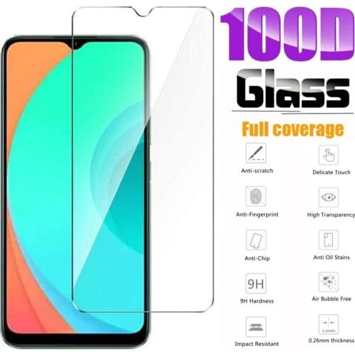 Full Cover Protective Glass For Realme C21 C15 C12 C11 C3 C25 Tempered Glass For OPPO Realme 7 Pro Realmy 7 7Pro 7i Safety Film