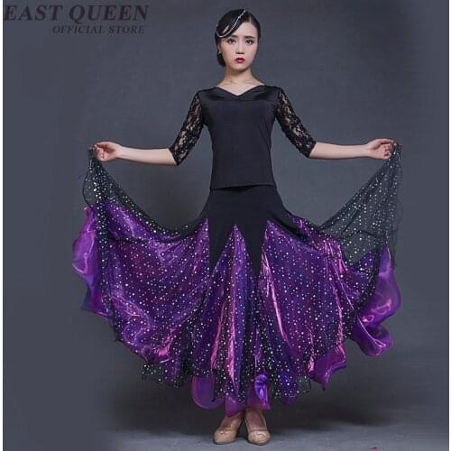 Ballroom dance competition dresses women waltz standard tango flamenco dance dress stage clothing female dancewear skirt FF1018