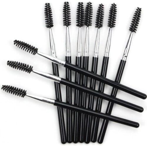 10 Pcs Eyelash Brush Disposable Mini Eyelash Mascara Applicator Wands Makeup Brushes Tool For Women Cosmetic Tools
