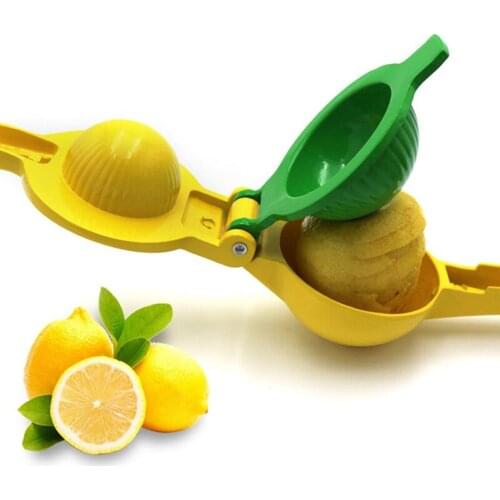 2 In 1 Aluminium Citrus Fruits Squeezer Orange Hand Manual Juicer Kitchen Lemon Juicer Fruit Pressing Queezer Home Portable Tool