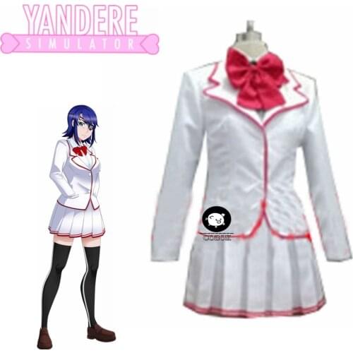 2020 Yandere Simulator Ayano Aishi Yandere-chan aoi ryugoku School Uniform Cosplay Costume