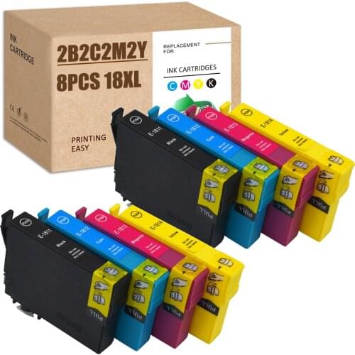 18XL Ink Cartridges Compatible for Epson 18 18 XL XP-322 XP-215 XP-205 XP-225 XP-325 XP-422 XP-405 XP-415 XP-425 XP-315 XP-312