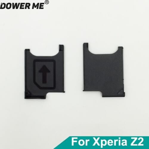 Dower Me Sim Card Holder Reader Sim Tray Slot For Sony Xperia Z2 L50W D6503 SO-03 Replacement