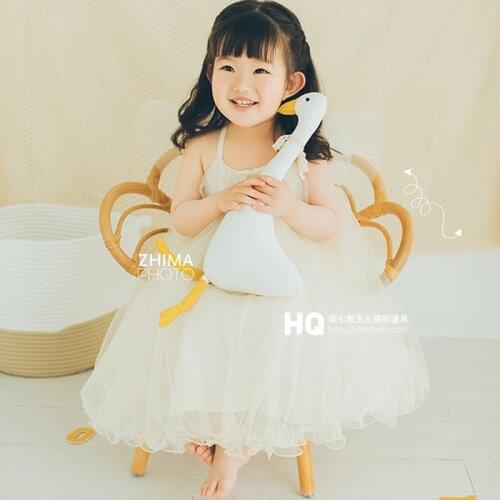 Baby Photography Furniture Accessories Handmade Woven Rattan Wicker Chair Kids Boy Girl Photo Shoot Background Fotografie Props