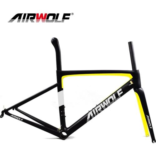 Cycling Carbon Frame Aero Road Bicycle Frameset 700C*25 Quick Release 130*9mm Di2/Mechanical T1100 Carbon Road Bike Frame PF30