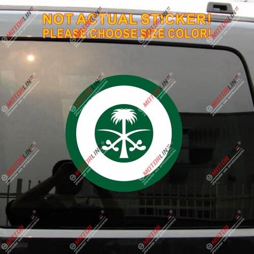 Royal Saudi Air Force RSAF Insignia Decal Sticker Car Vinyl Reflective Glossy
