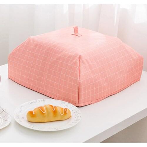 Kitchen Dust-proof Folded Anti Fly Keep Warm Insulation Aluminum Foil Food Cover Anti Fly Mosquito Food Cover Cooking Tools