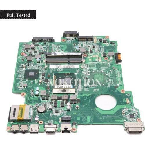NOKOTION MBTW606001 MB.TW606.0 Main board For Acer Travelmate 8572 8572G Laptop Motherboard DA0ZR9MB8D1 HM55 DDR3 Free CPU