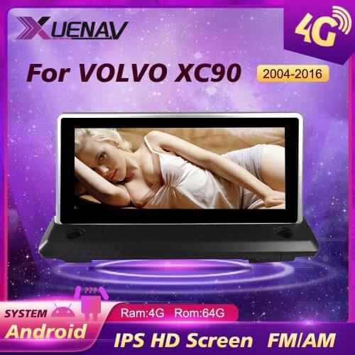 Android Auto Stereo Multimedia Player Car Radio For Volvo XC90 2004-2016 GPS navigation Auto multimedia radio Car Stereo