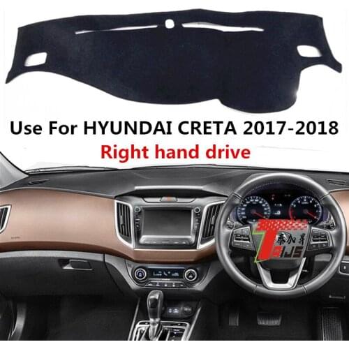 TAIJS Factory New Design 3colors Polyester Fibre Car Dashboard Cover For Hyundai CRETA 2017-2018 Right hand drive
