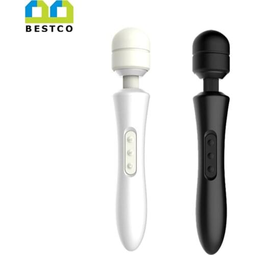 Bestco 18+ Vibrator G-Spot Stimuting Clitoris Anal Massage AV Big Head Electric Stick Dildo Adult Sex Toy For Women Couples