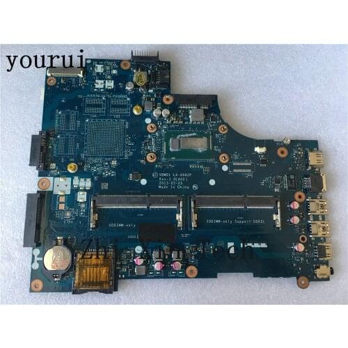 Yourui High quality For Dell Inspiron 3537 5537 Laptop Motherboard VBW01 LA-9982P Processor i7-4500u DDR3 Test ok 100% original