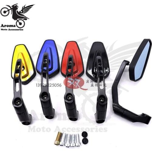 4 colors available unviersal 8MM 10MM motorcycle side mirror for honda suzuki yamaha Kawasaki parts moto rearview mirror scooter
