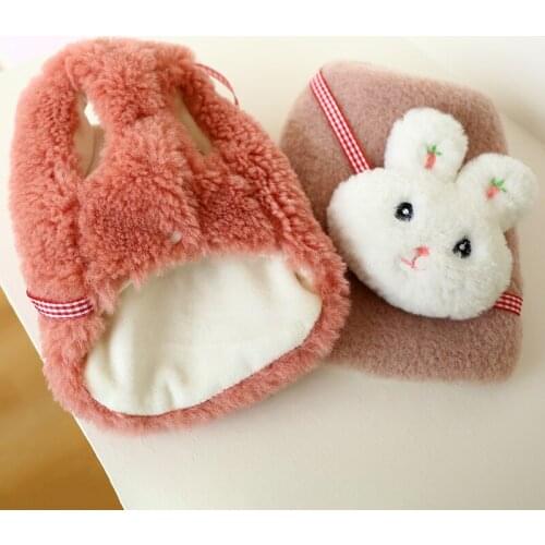 Winter Pet Outfit Garment Cute Rabbit Dog Clothes Coat Vest Puppy Costumes Yorkshire Pomeranian Poodle Bichon Dachshund Clothing