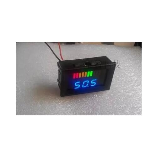 1pcs 60V lead-acid battery power tester / Dual Display / Blu-ray voltmeter / battery monitor / lead-acid batteries