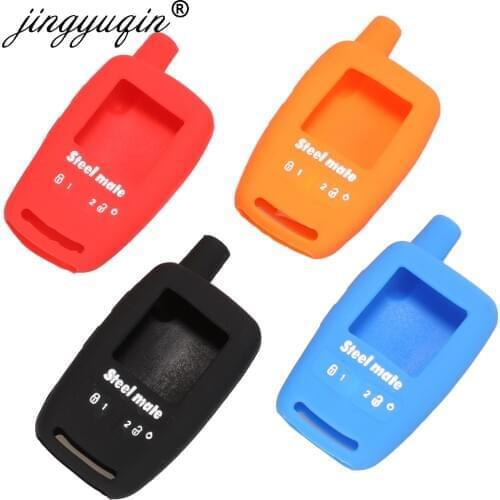 30X Training Definition Alarm Remote Silicone Cover for Steel Mate BCM Steelmate Iron General Red Bat 8006 Car Control FOB Case