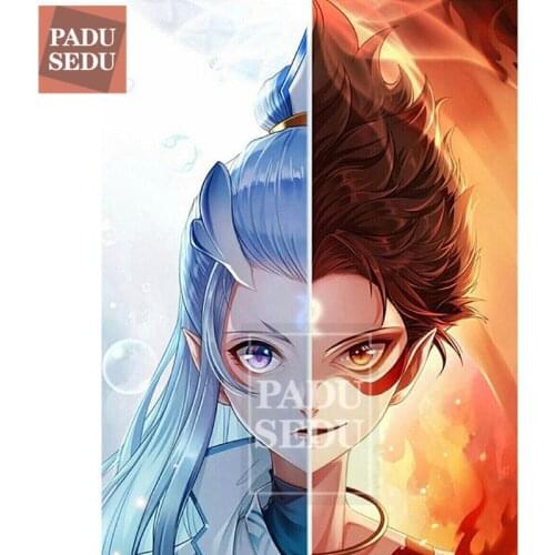 5d Diy Diamond Painting Ne Zha Ao Bing Figure Diamond Mosaic Embroidery Chinese Cross Stitch Kit Full Square Set Home Decor Room