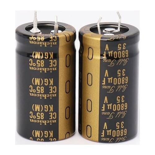 Nichicon Audio Filter Electrolytic Capacitor Type I 6800UF 35V KG Series 35v 6800uf 22X40mm