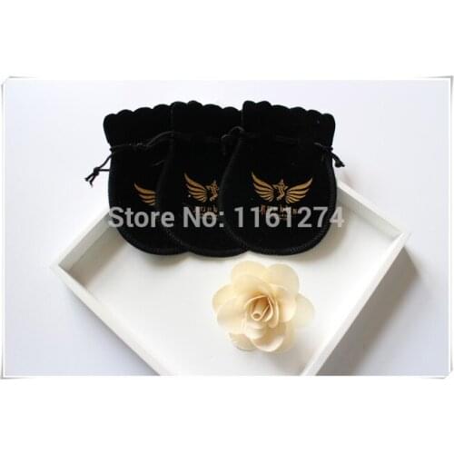Velvet bag customized Logo velvet Gift Bags velvet Jewellry drawing Package Pouch